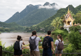 Firefly gpt image 9. Laos Tourism Surges 8 with 2.1 Million International Arrivals Lao PDR recorded 2 317279