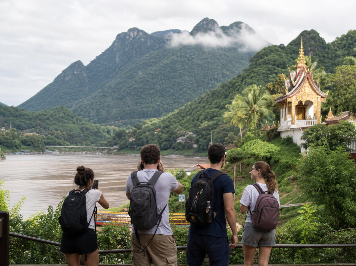 Firefly gpt image 9. Laos Tourism Surges 8 with 2.1 Million International Arrivals Lao PDR recorded 2 317279