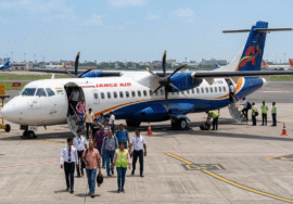 Firefly Gemini Flash Aviation Scare Alliance Air Tyre Burst A Delhi Bilaspur Alliance Air flight 9I 613 23093