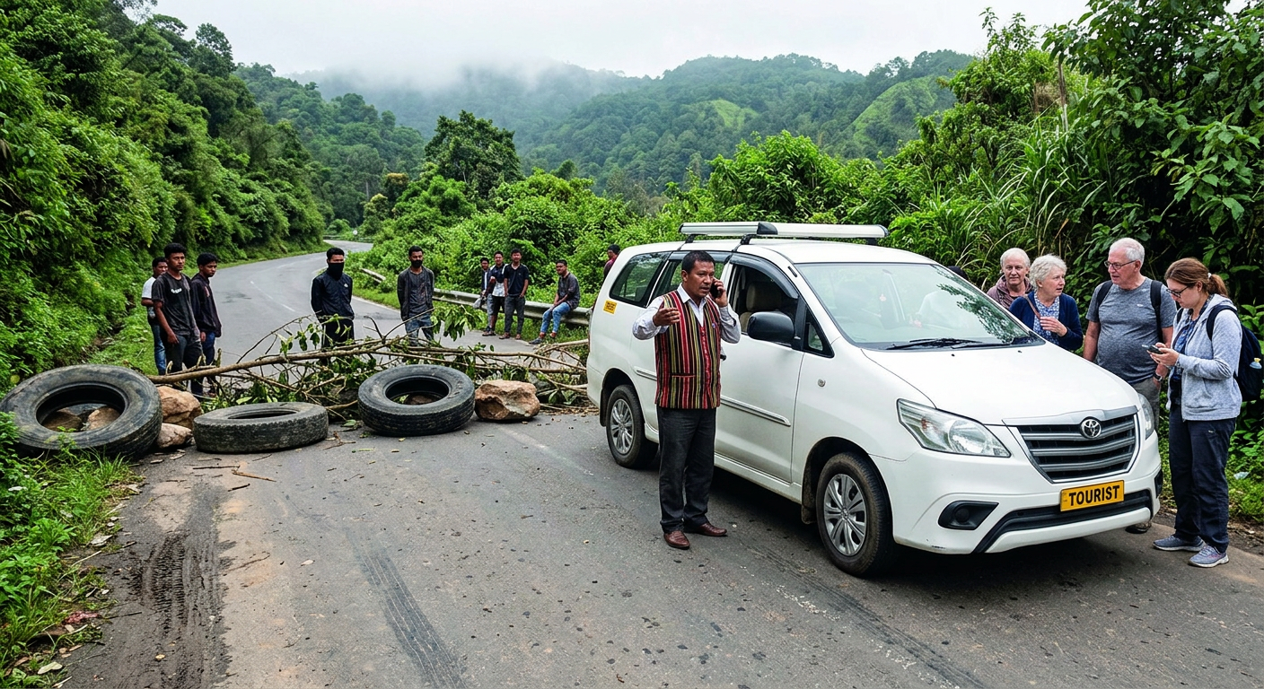 Firefly Gemini Flash Meghalaya tourism hit by unrest Violence and road disruption in and around Shillong p 146660 1