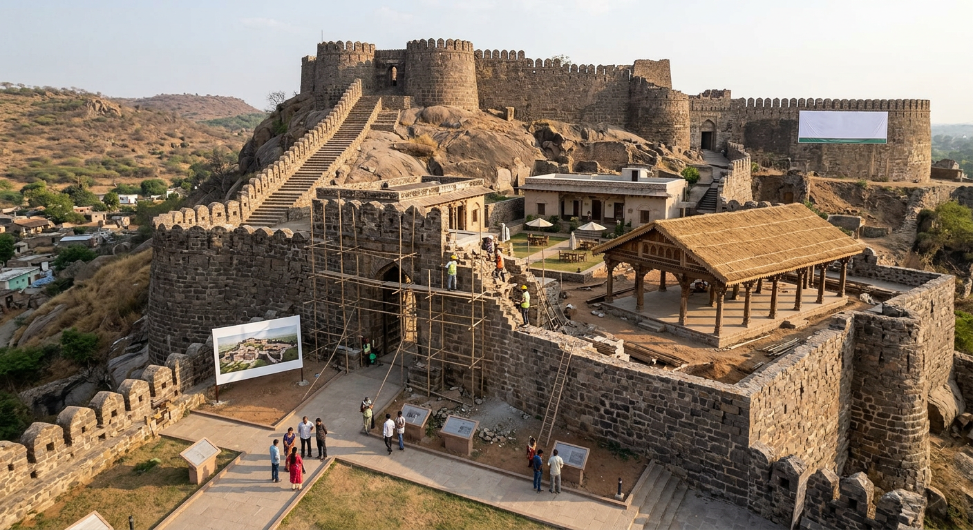 Firefly Gemini Flash Telangana opens 11 historic forts to private tourism investment Telangana is opening 595244