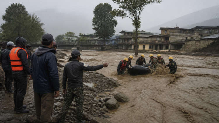 Firefly gpt image Nepal flood crisis becomes a major regional travel safety concern Severe flash floodi 595244