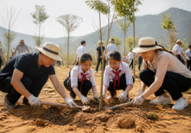 Firefly gpt image Vietnam hotel group commits US39500 annually to community tree planting The Anam Fo 595244