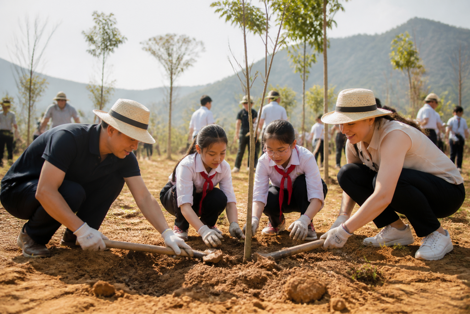 Firefly gpt image Vietnam hotel group commits US39500 annually to community tree planting The Anam Fo 595244