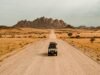 Namibia road trip through desert landscape