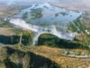 Victoria Falls between Zimbabwe and Zambia