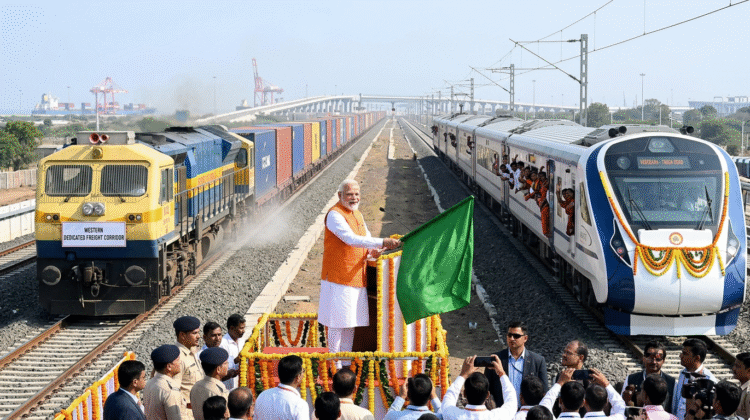 Firefly Gemini Flash PM Modi to Dedicate Fully Completed Western Dedicated Freight Corridor New Rail Lin 895906