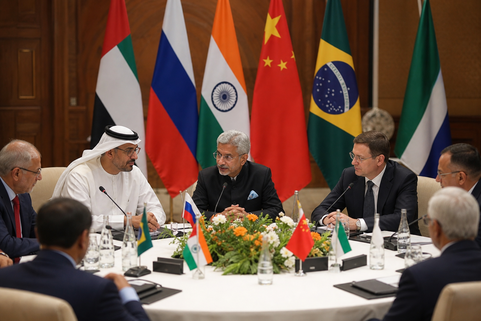 Firefly gpt image BRICS Delhi Declaration negotiations continue Sherpas and special representatives o 303271