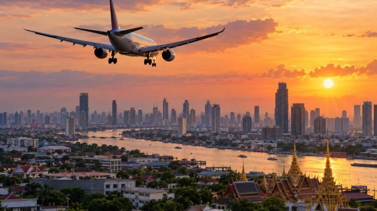 Bangkok international air connectivity, AI-generated representative image
