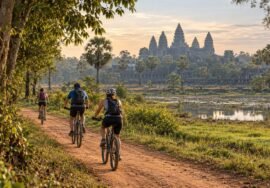 Adventure tourism near Siem Reap, AI-generated representative image