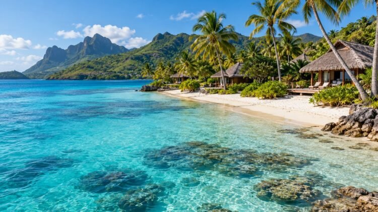 Fiji tourism and island resort, AI-generated representative image