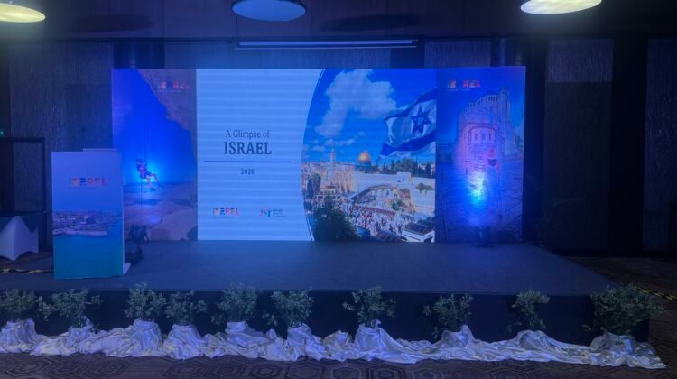 Israel Tourism Ministry and Satguru Travel roadshow stage at Le Méridien New Delhi