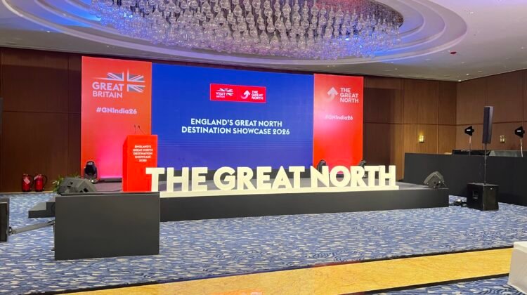 VisitBritain England’s Great North Destination Showcase 2026 stage in New Delhi for the Indian travel trade