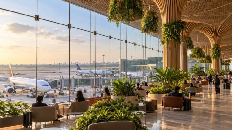 AI-generated representative illustration: Bengaluru and Vancouver airports establish a sister-airport partnership