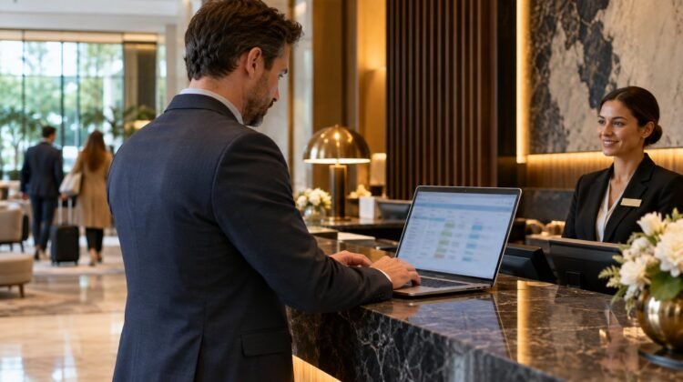 AI-generated representative illustration: Agoda and Emerging Travel Group move to broaden hotel distribution
