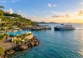 AI-generated representative illustration: Opus Bay targets Batam with a 493-room hotel and ferry access