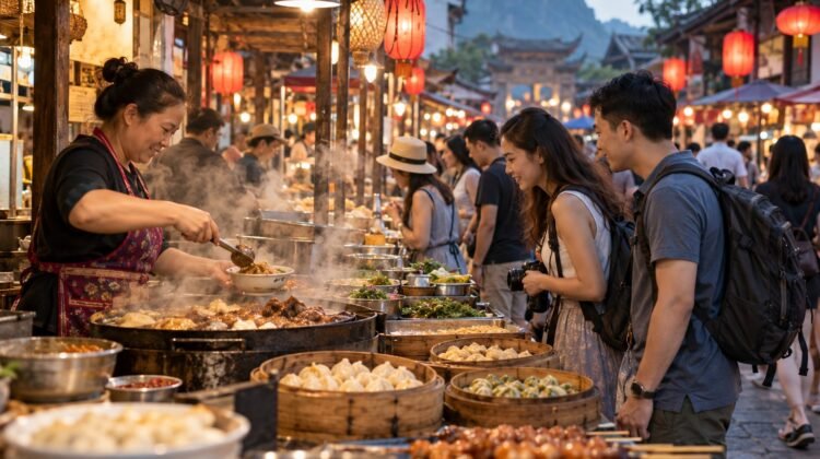 AI-generated representative illustration: Agoda spotlights food-led travel across Asian destinations