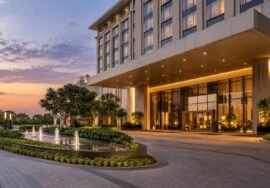 AI-generated representative illustration: IHG Hyderabad hotel development