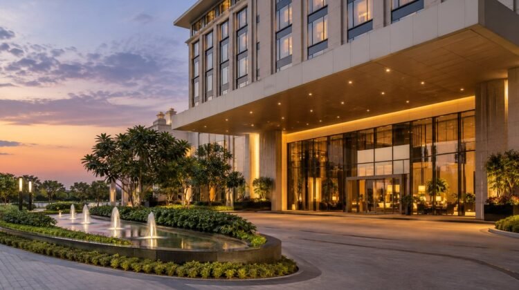 AI-generated representative illustration: IHG Hyderabad hotel development