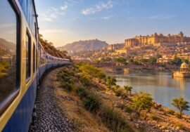 AI-generated representative illustration: IRCTC Announces 12-Day Pilgrimage Train Covering Rajasthan and Ujjain from Solapur