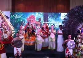 Kerala Tourism cultural performers at the New Delhi roadshow