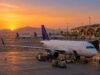 IndiGo Saudi services — AI-generated representative airport illustration