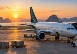 Vietnam Airlines connectivity — AI-generated representative aircraft illustration