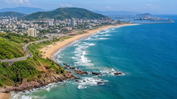 Tourism investment in Andhra Pradesh — AI-generated representative coastline illustration