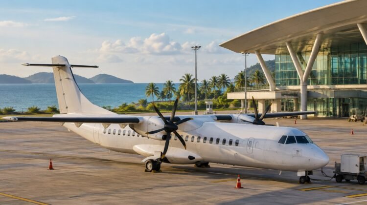 FLY91 connectivity — AI-generated representative turboprop aircraft