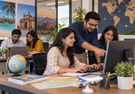 ARIA — AI-generated representative travel agency workspace