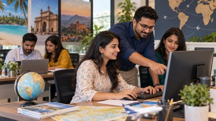 ARIA — AI-generated representative travel agency workspace
