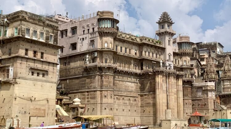 Brijrama Palace on the Varanasi riverfront.